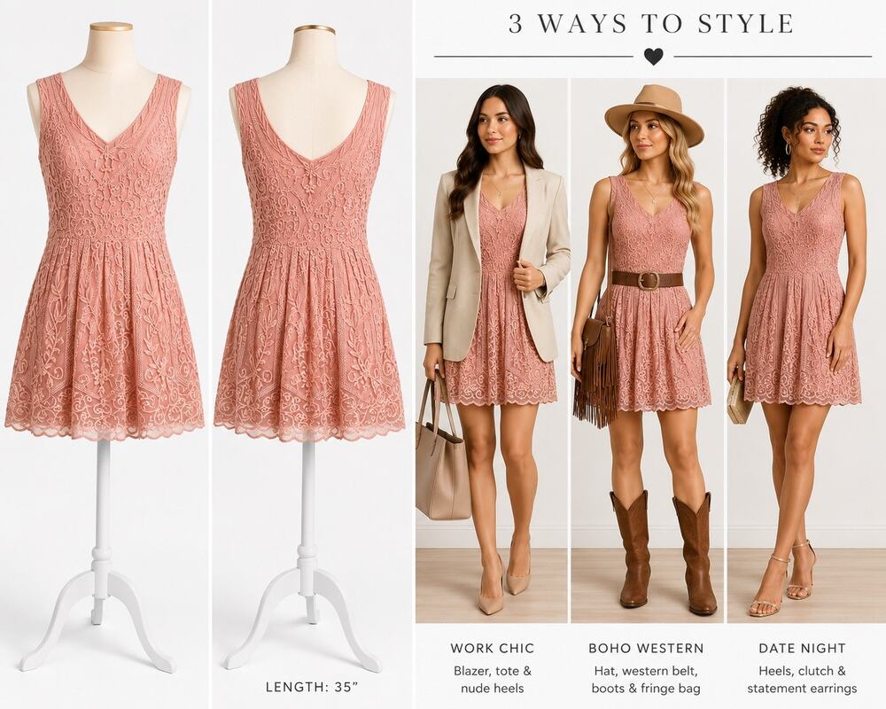 Baraschi Blush Pink Embroidered Mesh Fit & Flare Dress | Anthropologie |Petite 4